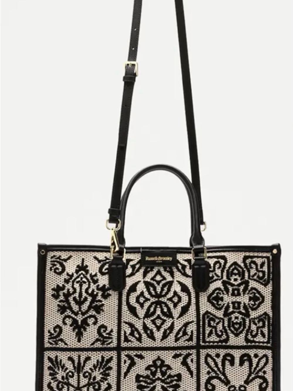 NWT viola Castellani Crochet Tote Bag Crossbody Bag - Picture 7 of 13